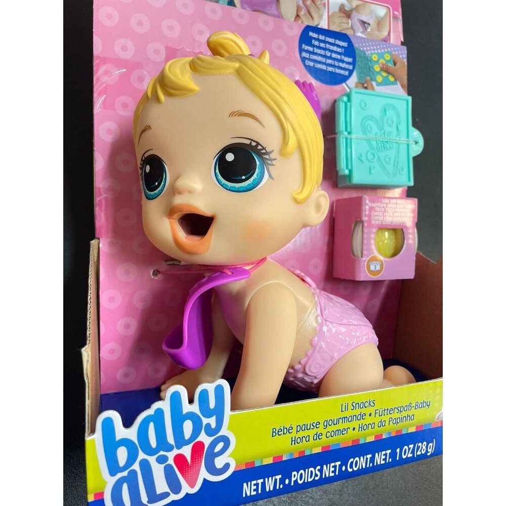 Baby Alive Lil Snacks Doll 8”